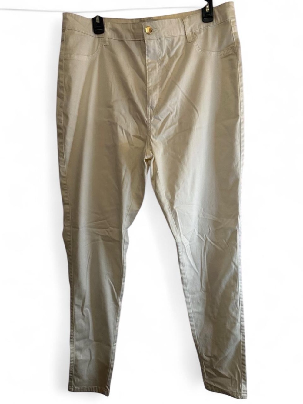 Fashion Nova Skinny Jeans in Light Khaki